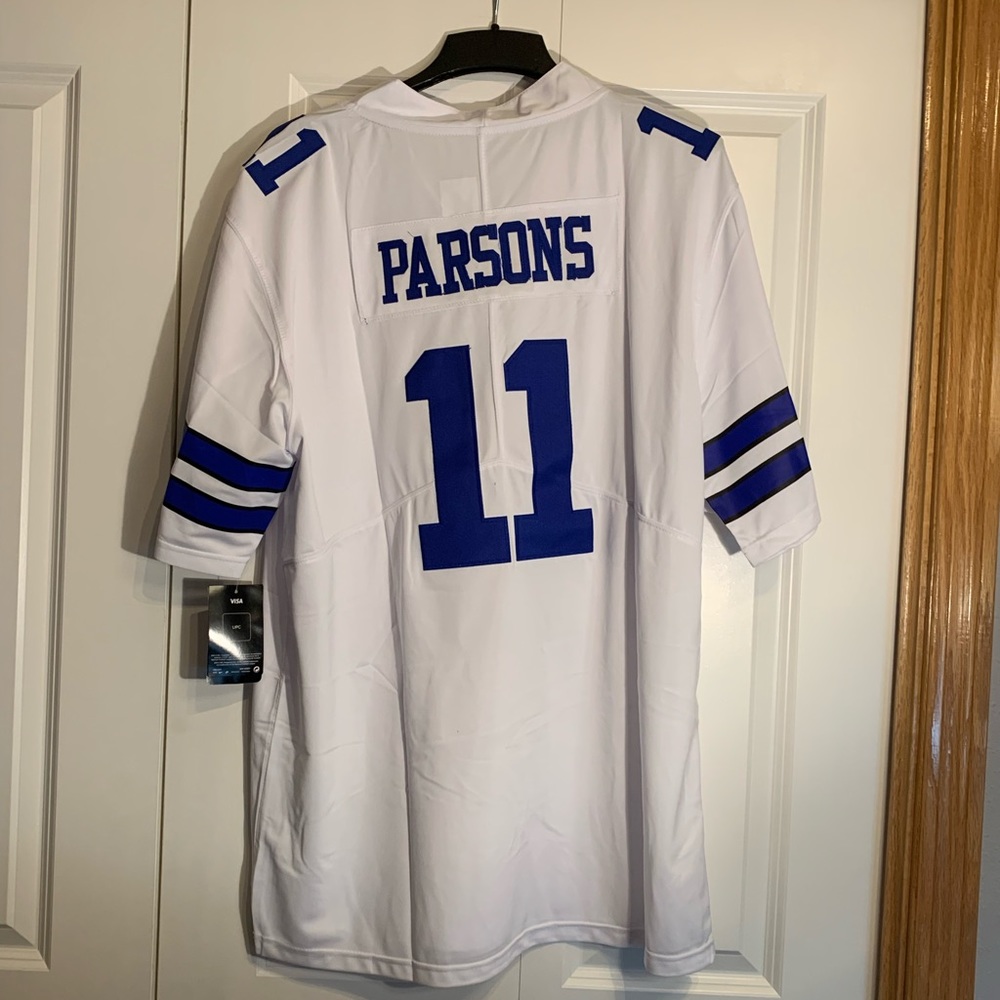 Micah Parson XL White Dallas Cowboys Jersey